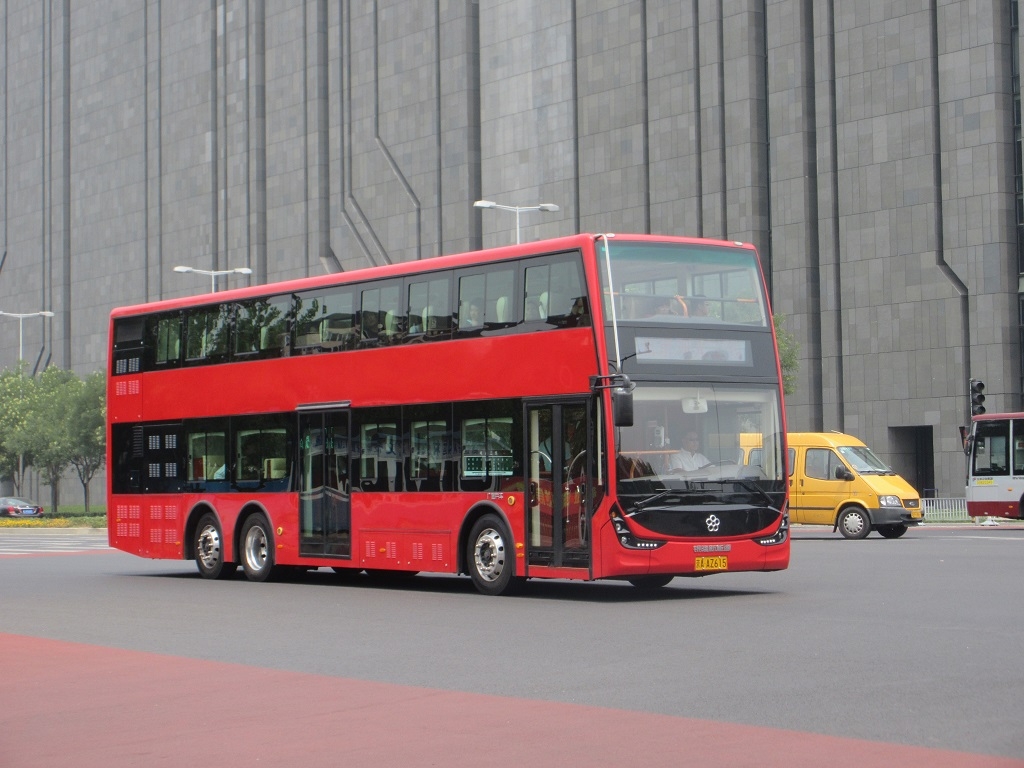 【北京】观光3线双层巴士 红配绿