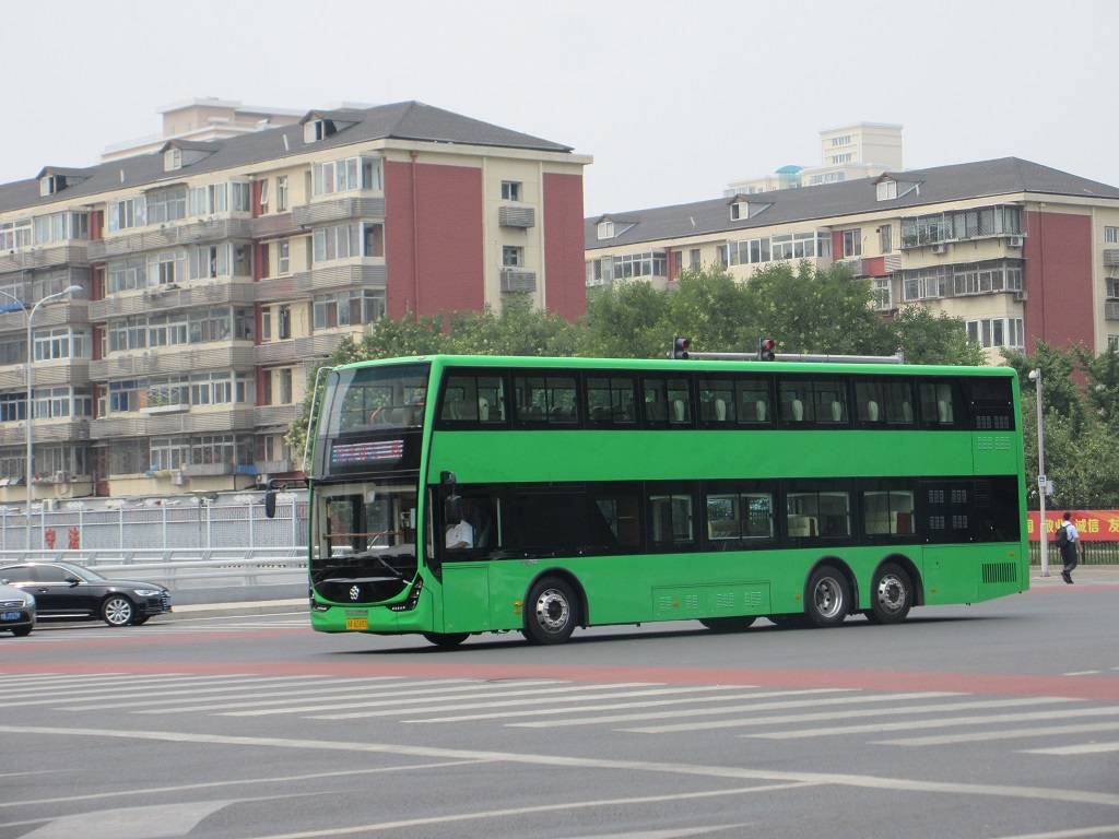 【北京】观光3线双层巴士 红配绿