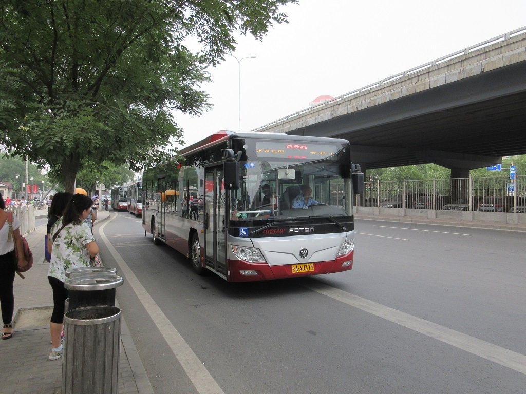 【北京】观光3线双层巴士 红配绿