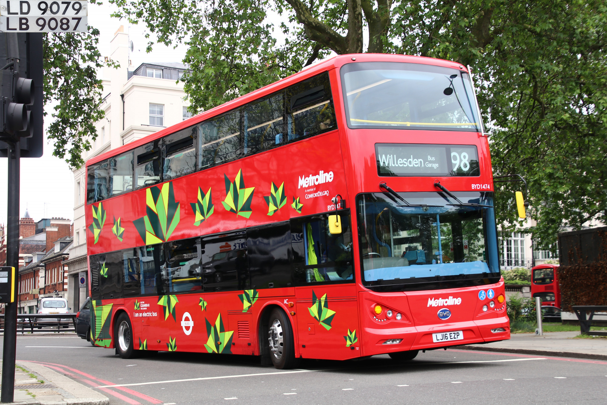 来自中国的伦敦双层电动巴士