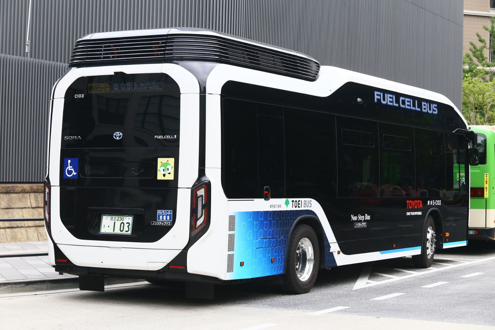 东京新fuel cell bus [3 pics]