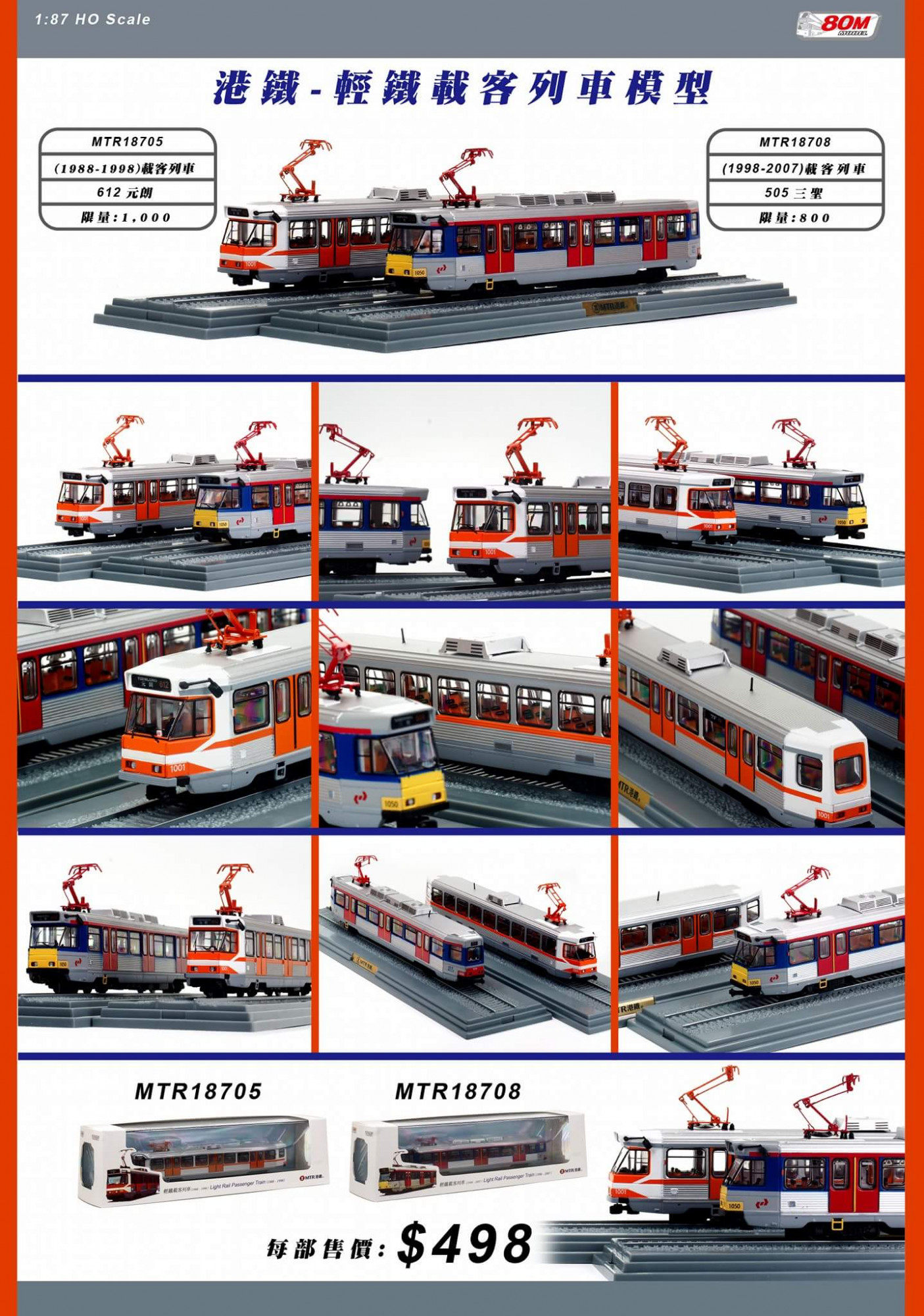 香港 MTR 鉄道模型鉄道模型