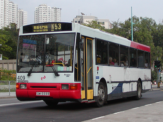 巴士车辆相片募集:九铁/港铁单层巴士 409(gm5559)